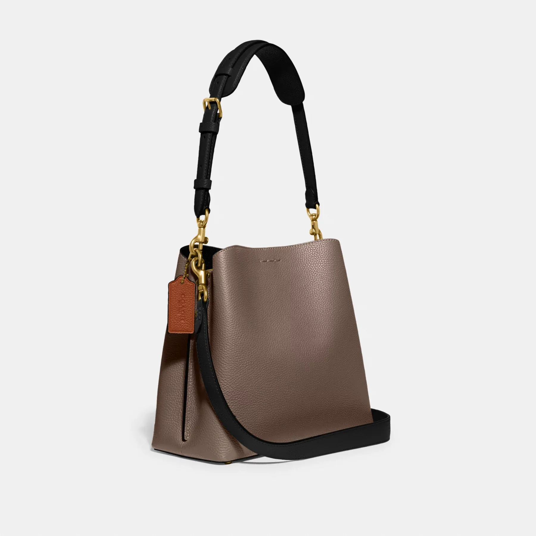 COACH Bolso tipo cubo Willow con bloques de color