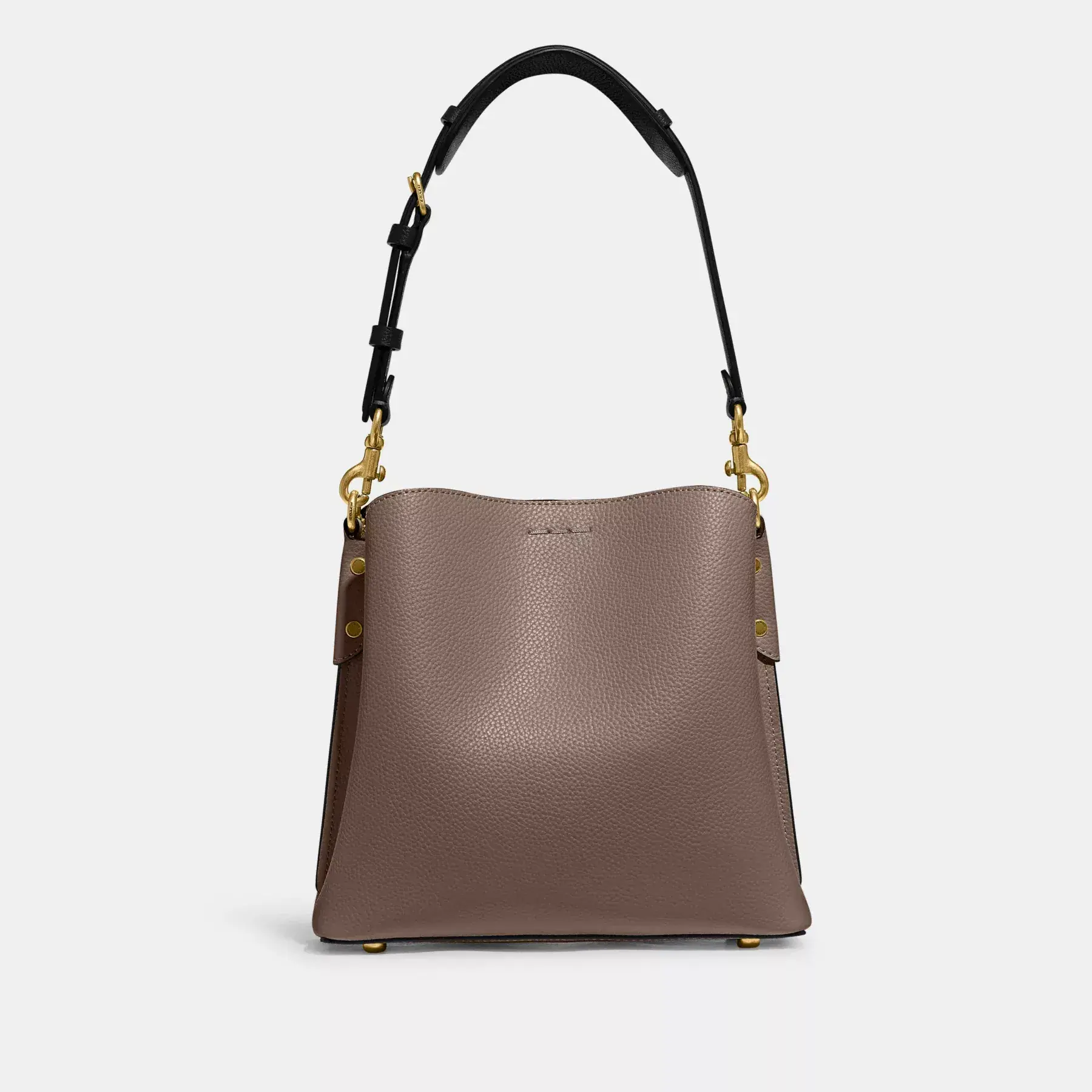 COACH Bolso tipo cubo Willow con bloques de color COACH Bolso tipo cubo Willow con bloques de color