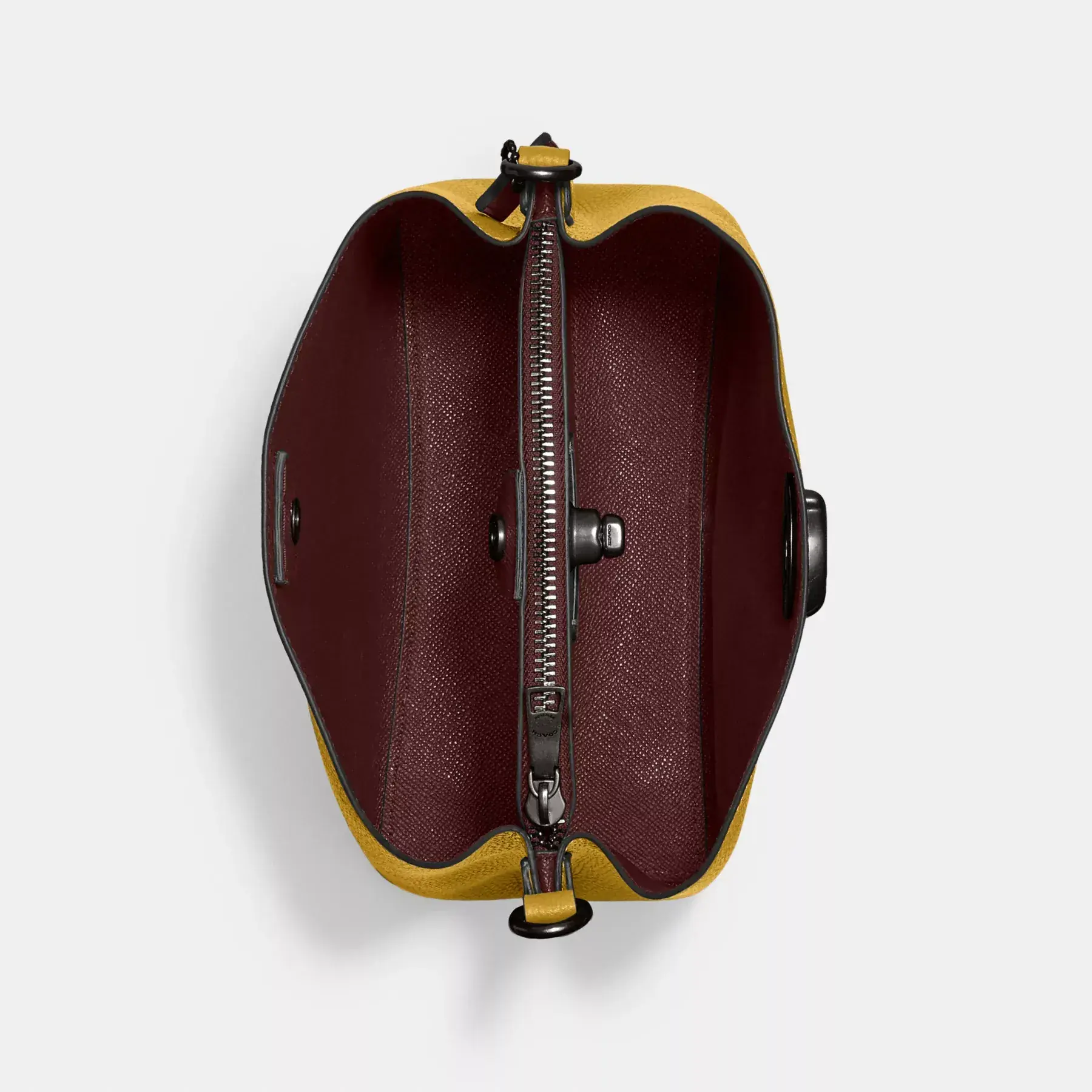 COACH Bolso tipo cubo Willow con bloques de color